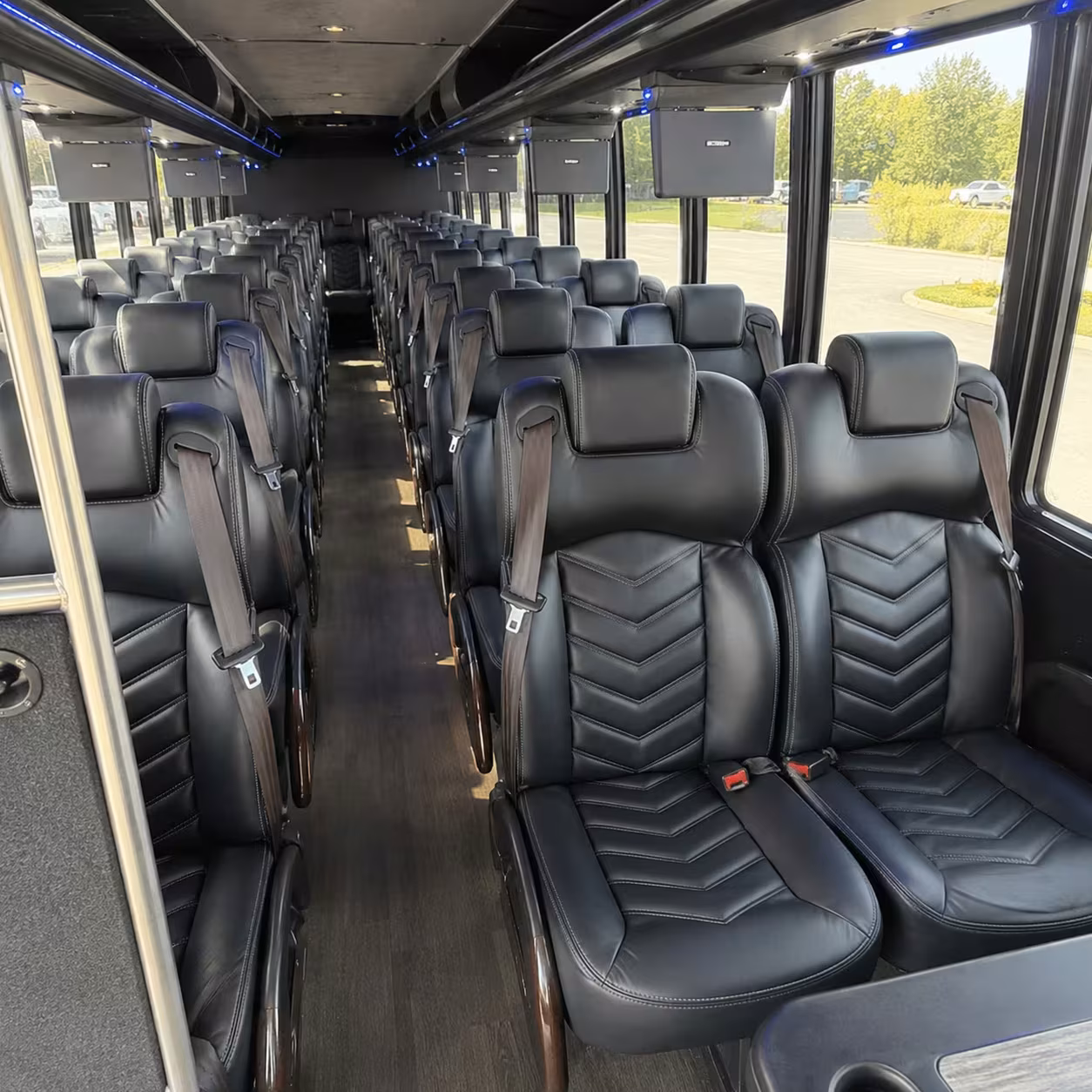25 passenger minibus interior