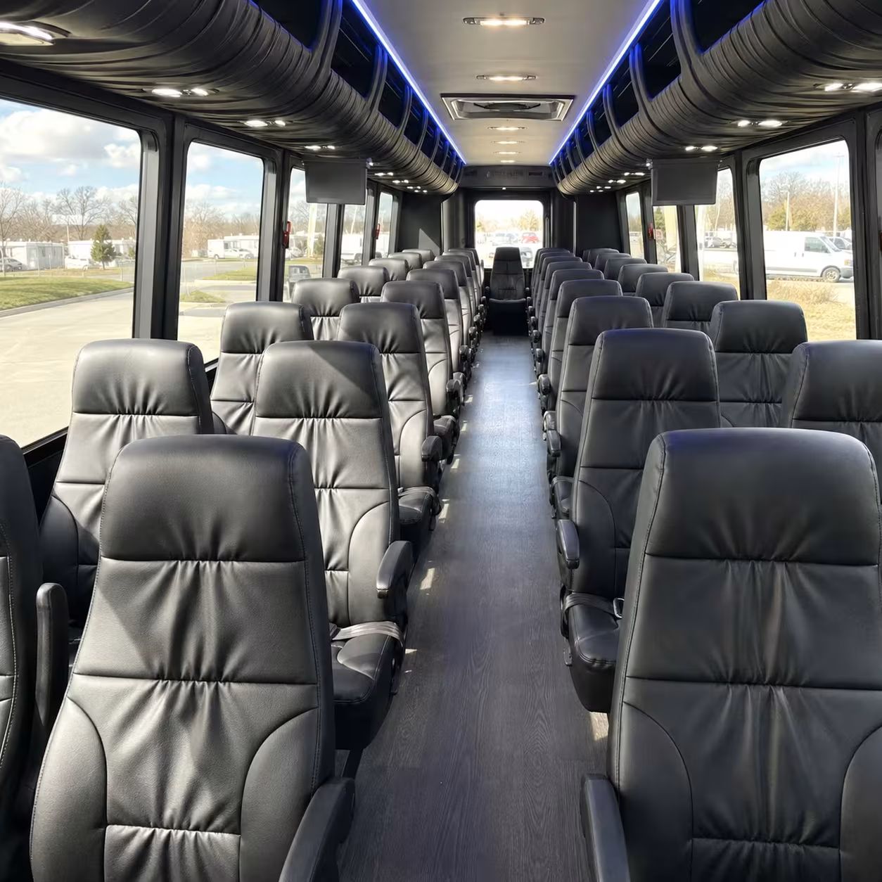 35 passenger minibus interior