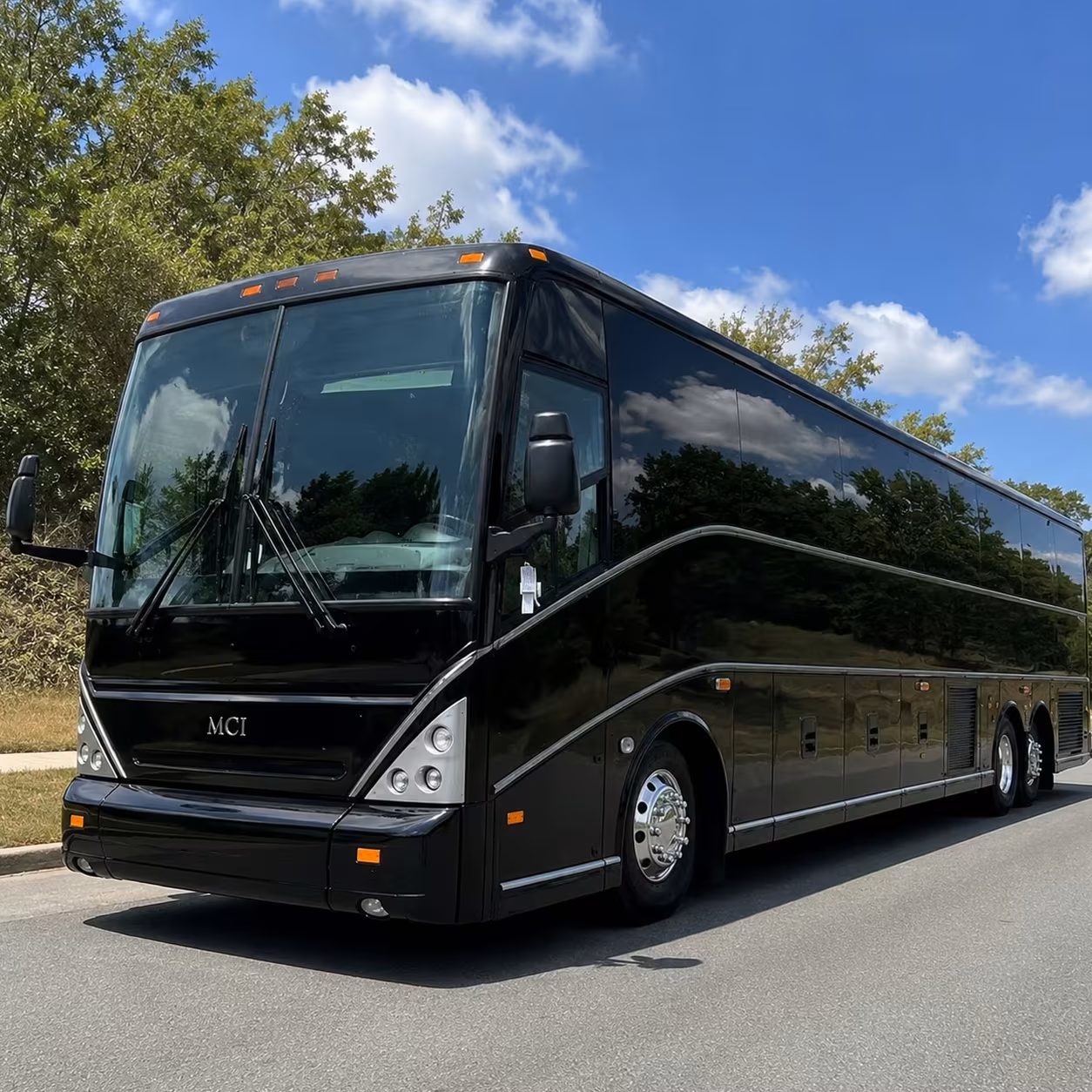 56 passenger charter bus